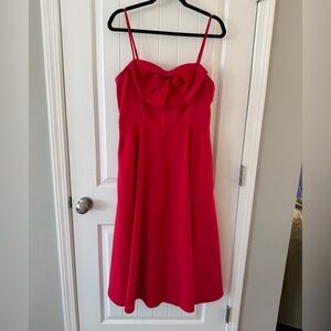Red Bow-Tie Dress Size 10